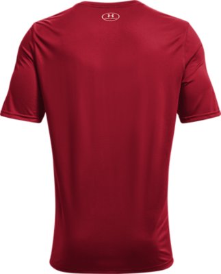 NEW Under Armour UA Locker Short Sleeve Senior Athletic Tee Shirt Red